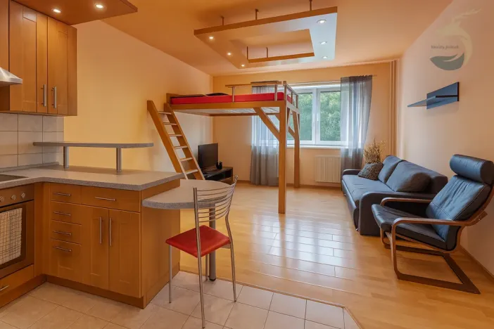 Pronájem bytu 1+kk, Štěnovice, Skalní, 40 m2