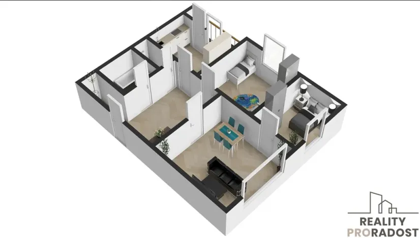 Prodej bytu 3+1, Ostrava - Bělský Les, Jiřího Herolda, 65 m2