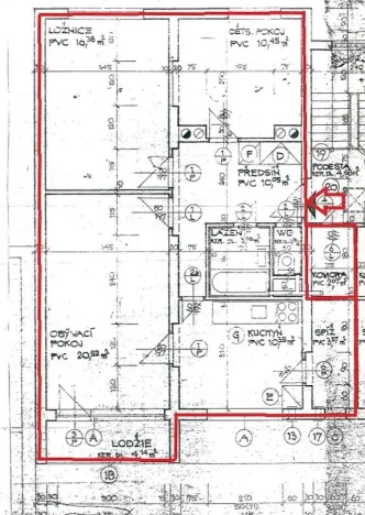 Prodej bytu 3+1, Mělník, Kokořínská, 75 m2