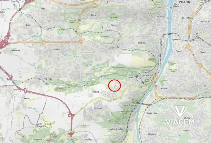 Prodej komerčního pozemku, Praha - Hlubočepy, 4609 m2