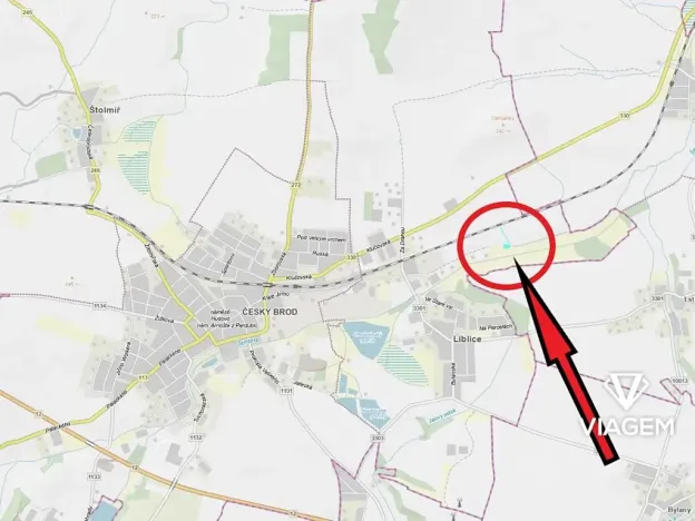 Prodej podílu pole, Český Brod, 1135 m2