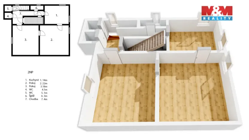 Prodej rodinného domu, Ústí nad Labem - Severní Terasa, Bratří Veverků, 134 m2
