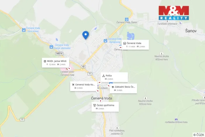 Prodej rodinného domu, Červená Voda, 76 m2