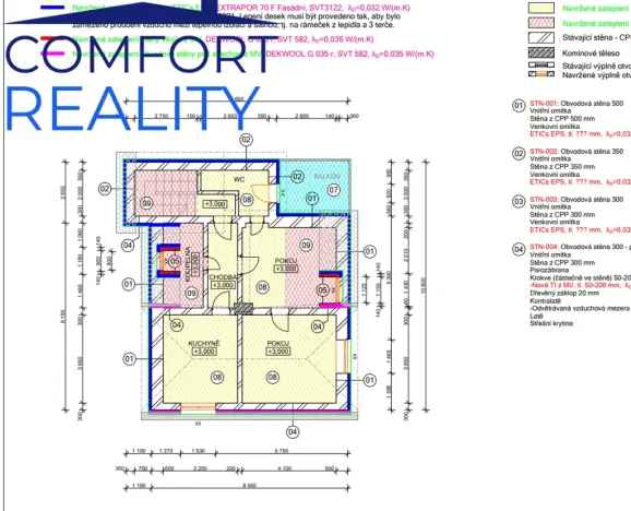 Prodej bytu 2+1, Zábřeh, Rudolfov, 70 m2