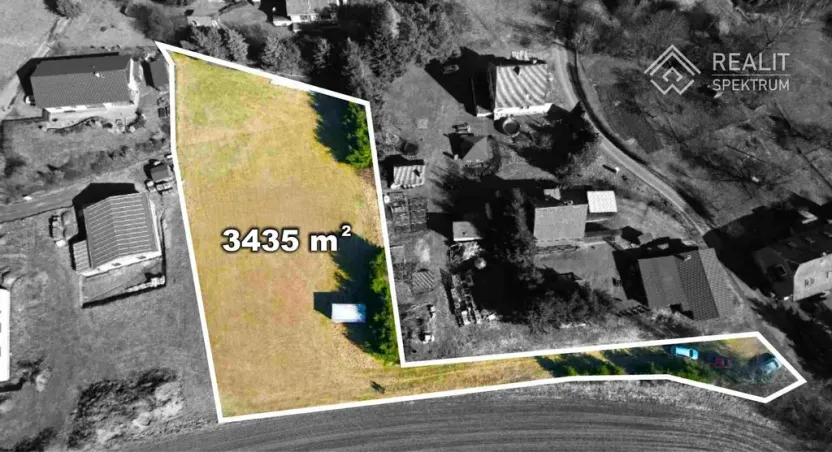 Prodej pozemku, Rudoltice, 3435 m2