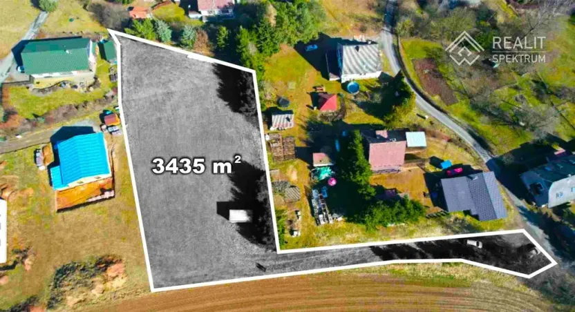 Prodej pozemku, Rudoltice, 3435 m2