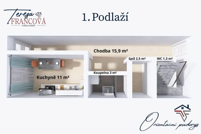 Prodej rodinného domu, Čelechovice na Hané - Kaple, 71 m2