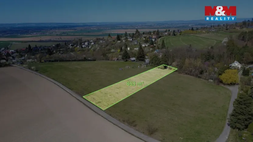 Prodej pole, Olomouc - Droždín, 863 m2