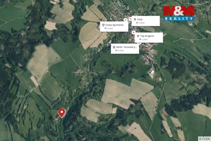 Prodej louky, Vysoké nad Jizerou - Stará Ves, 1180 m2