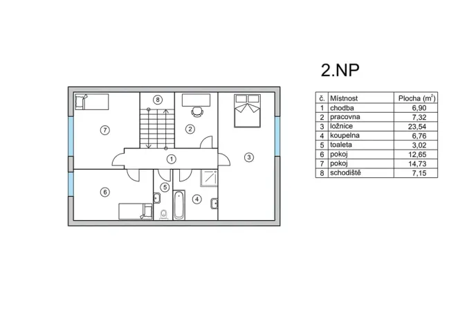 Pronájem rodinného domu, Jilemnice, 1025 m2