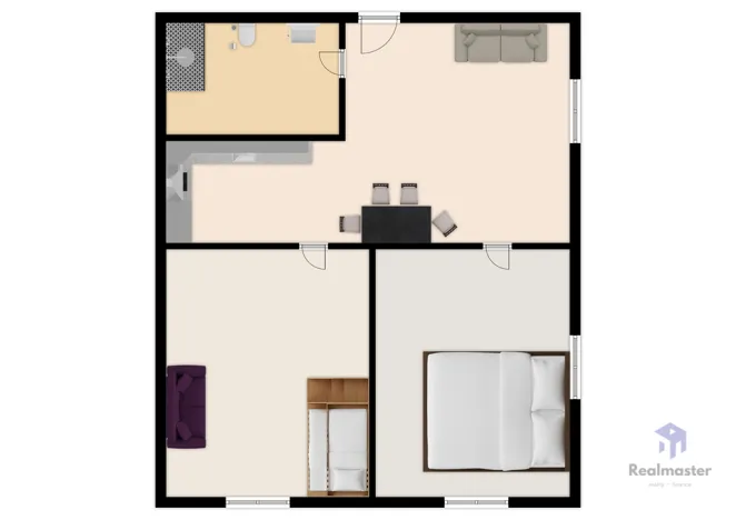 Pronájem bytu 2+1, Ústí nad Labem - Střekov, Národního odboje, 39 m2