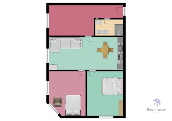Pronájem bytu 3+1, Ústí nad Labem - Střekov, Národního odboje, 54 m2