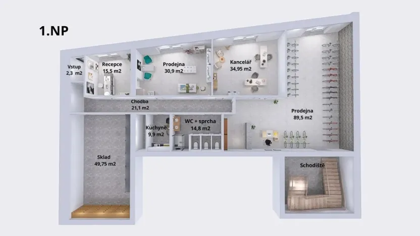 Prodej obchodního prostoru, Šumperk, Uničovská, 659 m2