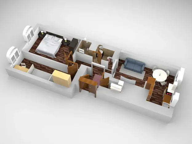 Pronájem bytu 3+kk, Praha - Nové Město, Koubkova, 61 m2