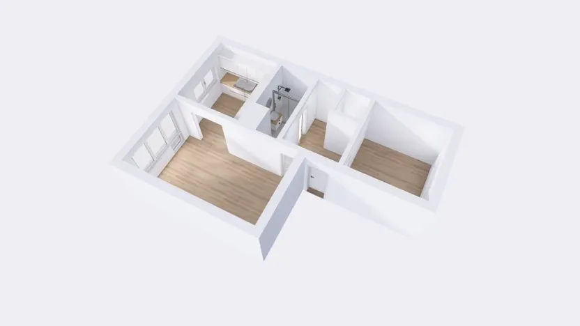 Pronájem bytu 2+kk, Loučná nad Desnou, 74 m2