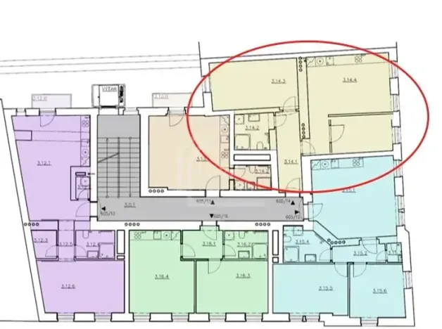 Pronájem bytu 3+kk, Praha - Smíchov, Kmochova, 69 m2