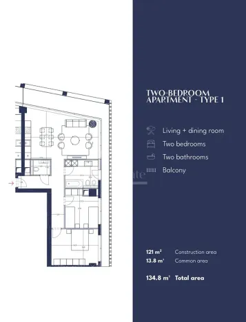 Prodej bytu 2+kk, Vlora, Albánie, 134 m2