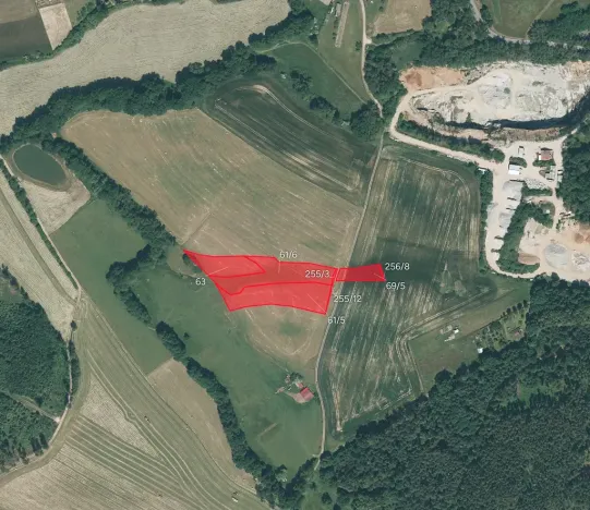 Prodej pole, Štěnovický Borek, 25851 m2