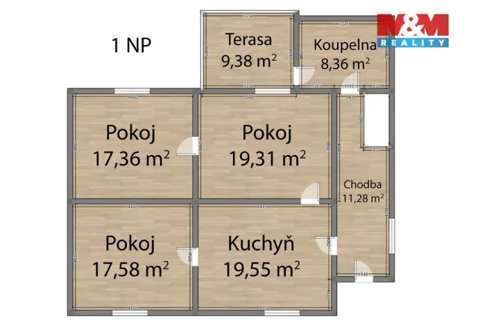 Prodej rodinného domu, Kladruby, Kostelní, 110 m2