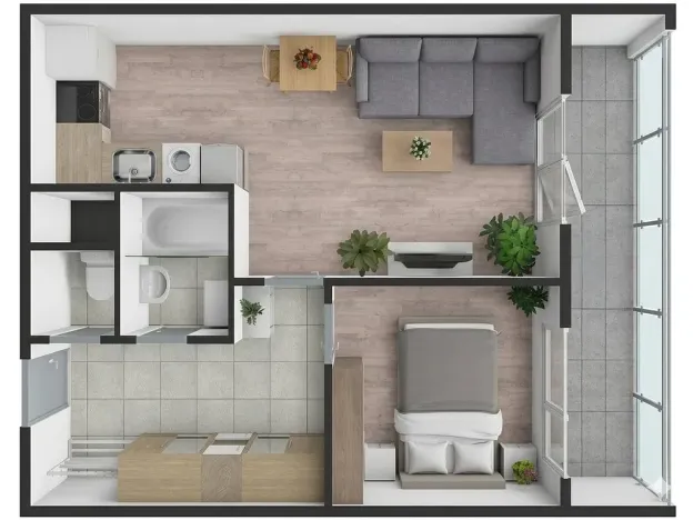 Prodej bytu 2+kk, Kralupy nad Vltavou, sídl. Hůrka, 39 m2