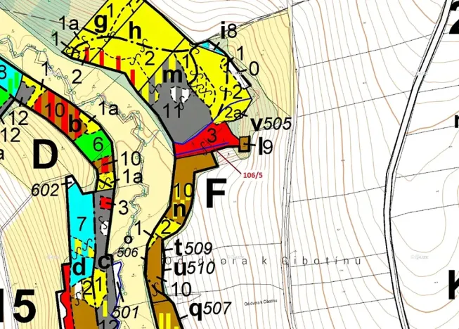 Dražba lesa, Žižkovo Pole, 1408 m2