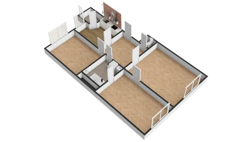Pronájem bytu 3+1, Praha - Smíchov, Holečkova, 84 m2