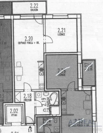 Pronájem bytu 2+kk, Liberec - Liberec VI-Rochlice, Nádvorní, 56 m2