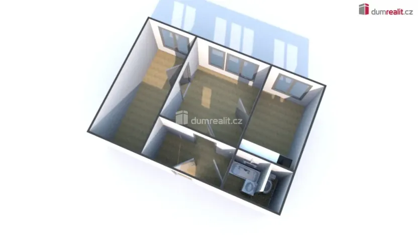 Prodej bytu 2+1, Břeclav - Charvátská Nová Ves, Na Valtické, 43 m2