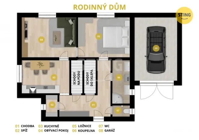 Prodej rodinného domu, Opava, Novosvětská, 136 m2