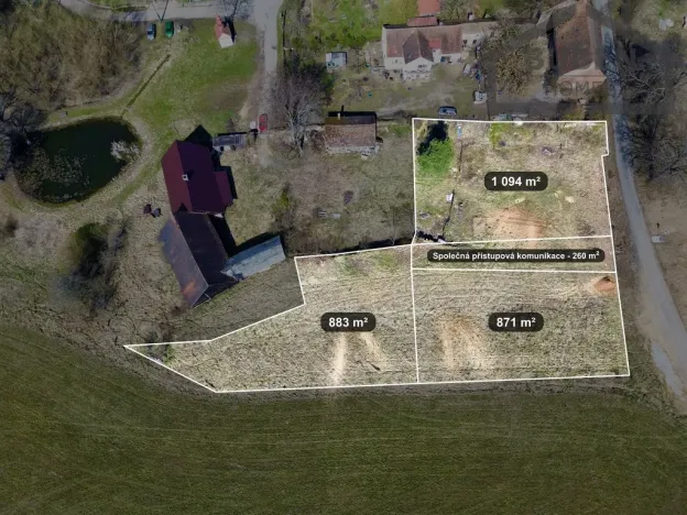Prodej pozemku pro bydlení, Planá - Zliv, 871 m2