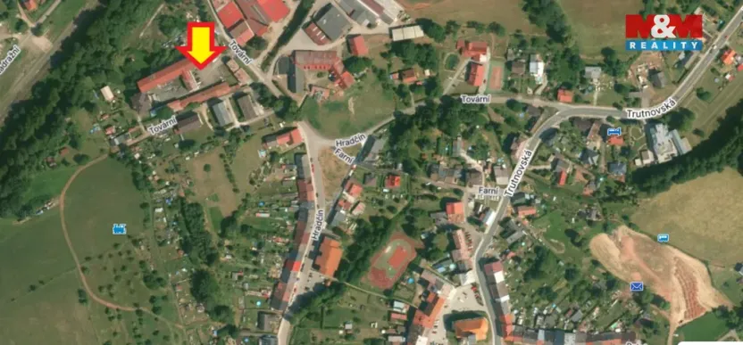 Pronájem garáže, Pilníkov, Tovární, 19 m2