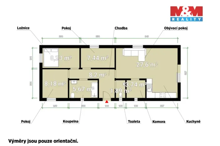 Prodej rodinného domu, Plánice, 71 m2