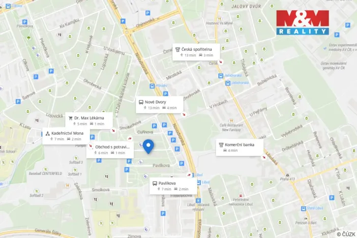 Prodej bytu 1+1, Praha - Kamýk, Machuldova, 46 m2