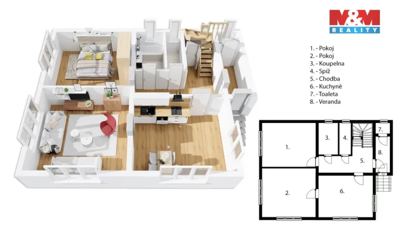 Prodej rodinného domu, Doubravice - Velehrádek, 142 m2