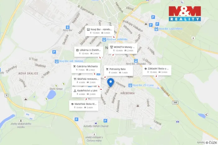 Prodej bytu 3+1, Nový Bor, Palackého, 79 m2