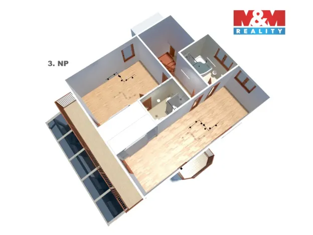 Pronájem rodinného domu, Říčany, Želivská, 232 m2