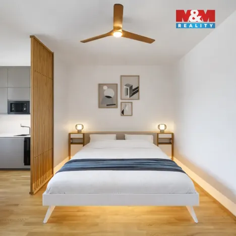 Pronájem bytu 1+kk, Praha - Smíchov, Toyen, 38 m2