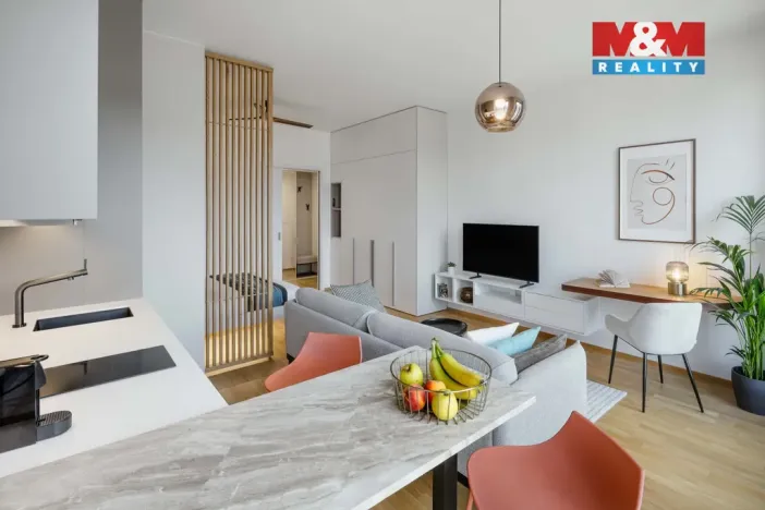 Pronájem bytu 1+kk, Praha - Smíchov, Toyen, 38 m2