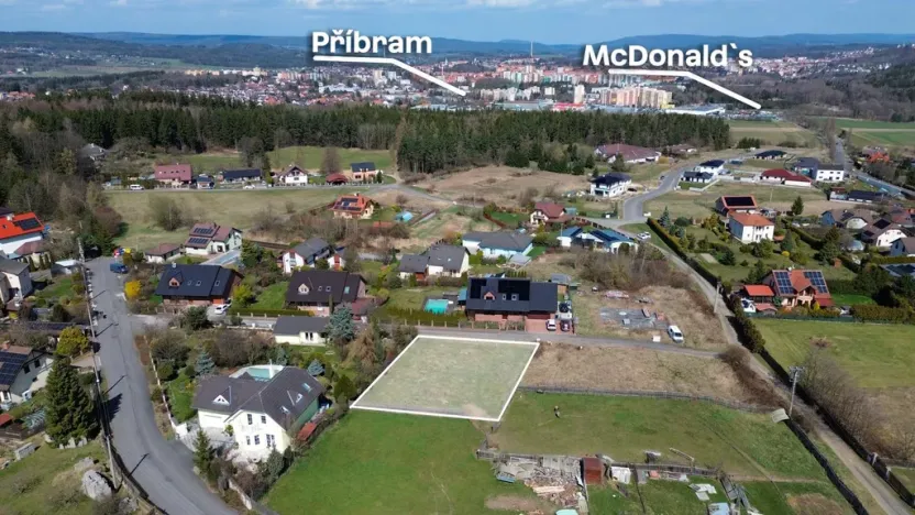 Prodej pozemku pro bydlení, Příbram - Žežice, 800 m2