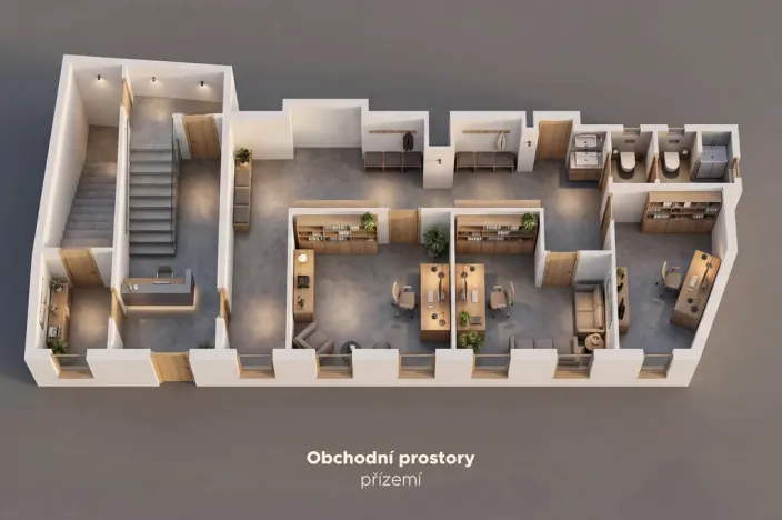 Prodej kanceláře, Liberec, Široká, 122 m2