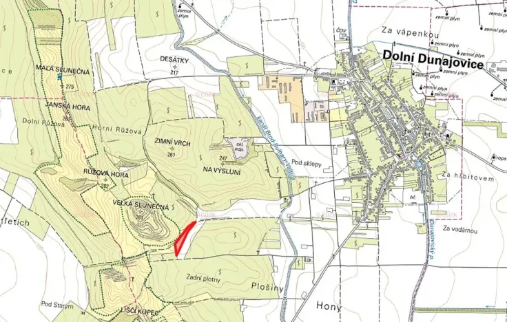 Prodej pole, Dolní Dunajovice, 9912 m2