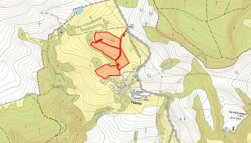 Prodej louky, Šemnice, 81276 m2
