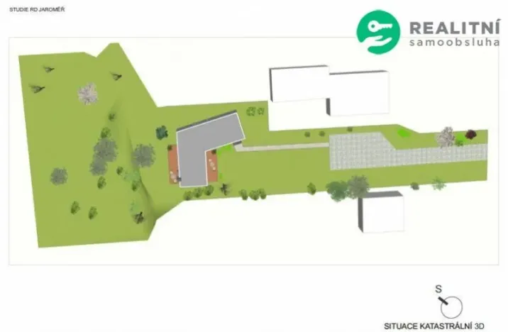 Prodej pozemku pro bydlení, Jaroměř, Slovenského národního povstání, 866 m2