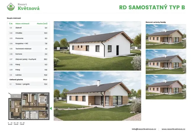 Prodej rodinného domu, Ostrov, 104 m2