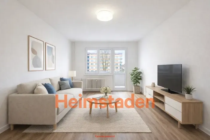 Pronájem bytu 2+1, Karviná - Nové Město, Nedbalova, 52 m2