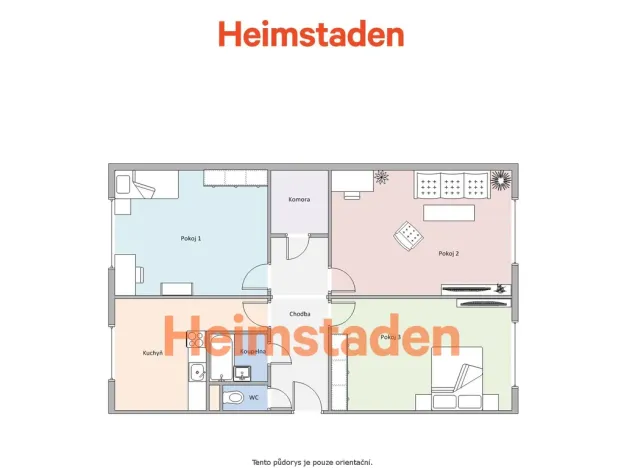 Pronájem bytu 3+1, Český Těšín, Sokola-Tůmy, 78 m2