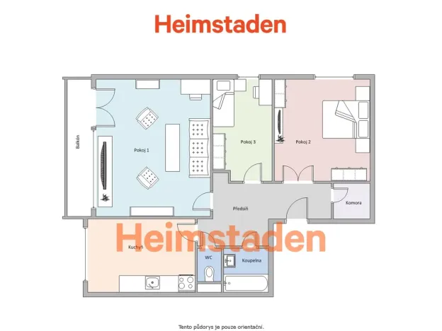 Pronájem bytu 3+1, Havířov - Podlesí, Petra Bezruče, 69 m2