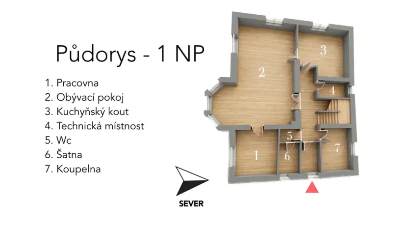 Pronájem rodinného domu, Nedabyle, 229 m2