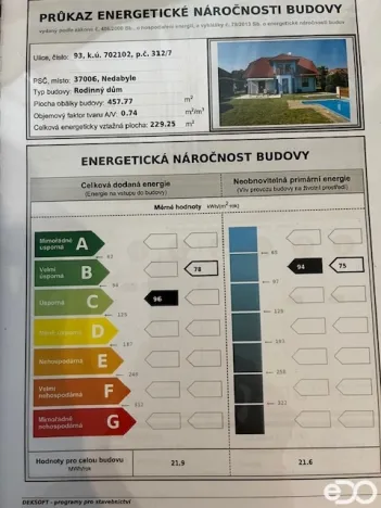 Pronájem rodinného domu, Nedabyle, 229 m2