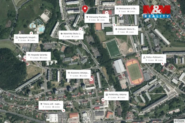 Prodej bytu 3+1, Klášterec nad Ohří, Lípová, 68 m2